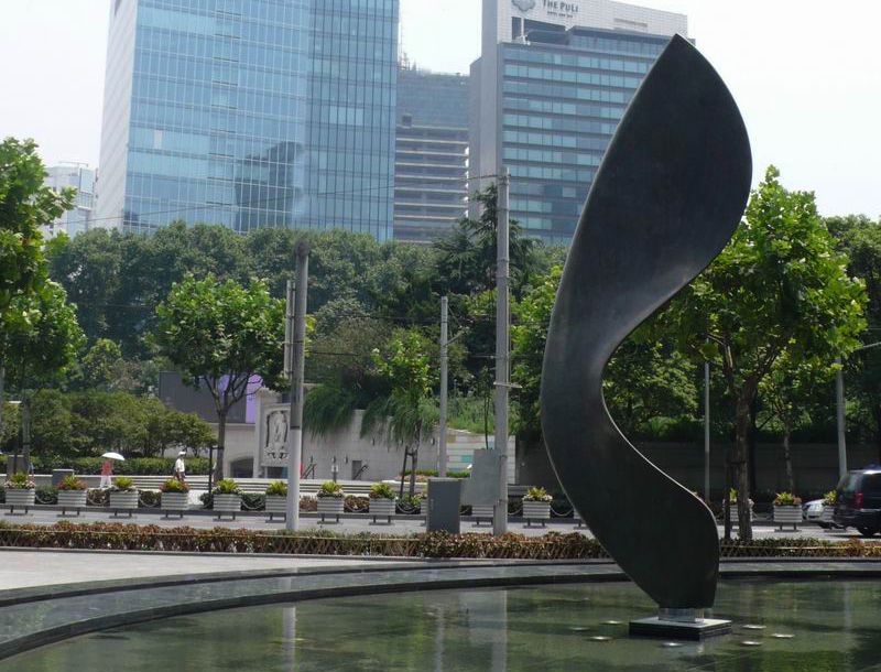 Large Bronze Sculpture Shanghai by Ben Barrell