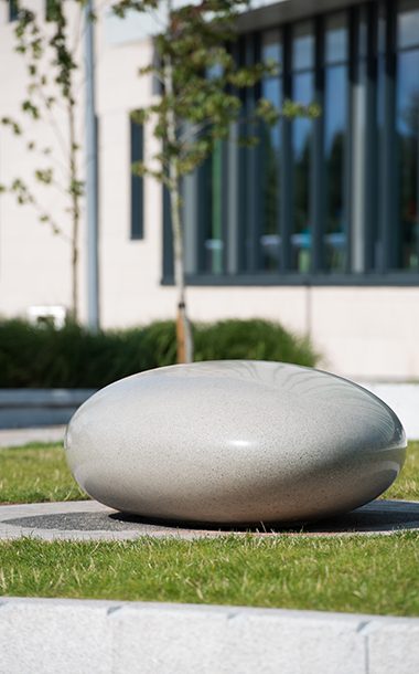 Concrete Pebble Seats - Outdoor Seating by Ben Barrell