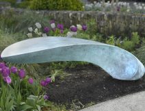 Logan Bench Sculptural seating at Horatio's Garden. Ben Barrell
